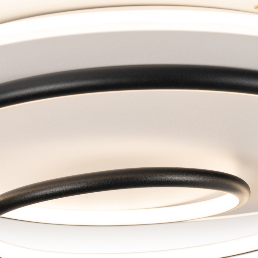 BRILAGI - FLARE dimmelhető LED mennyezeti lámpa 70W/230V 3000-6000K átm. 50 cm fehér/fekete + távirányító