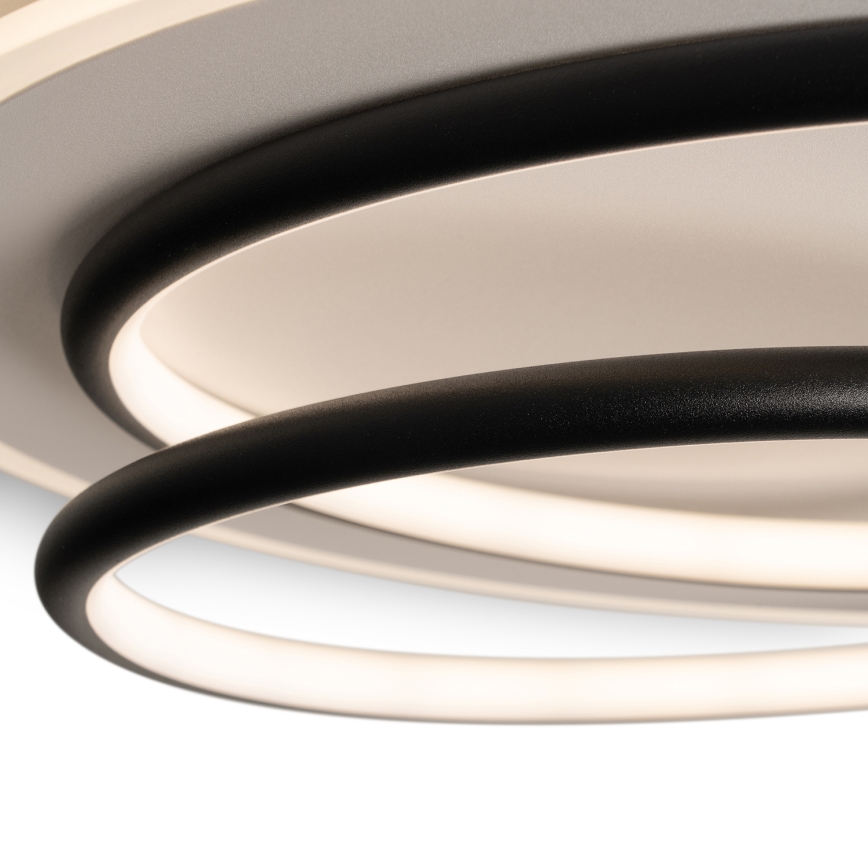 BRILAGI - FLARE dimmelhető LED mennyezeti lámpa 70W/230V 3000-6000K átm. 50 cm fehér/fekete + távirányító