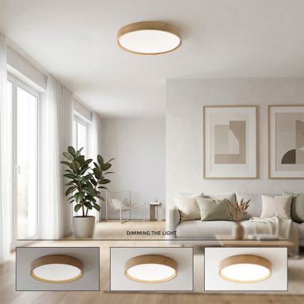 Brilagi - LED dimmelhető mennyezeti lámpa MANAROLA SMART STARS LED/36W/230V 3000-6000K Wi-Fi Tuya Beacon átm. 51 cm + távirányító