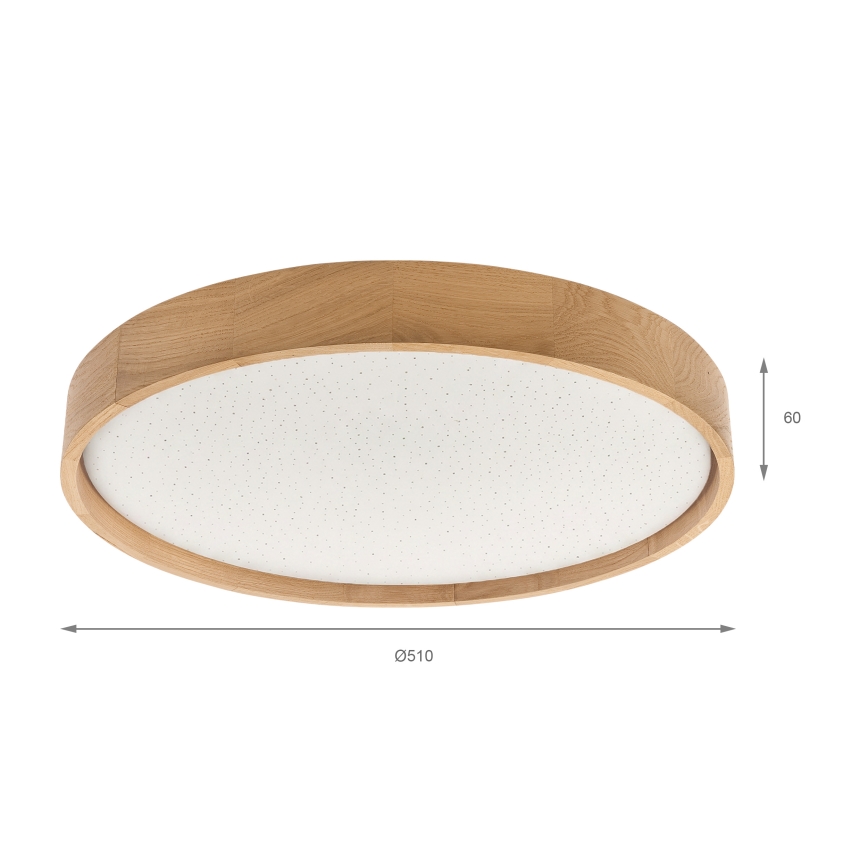 Brilagi - LED dimmelhető mennyezeti lámpa MANAROLA SMART STARS LED/36W/230V 3000-6000K Wi-Fi Tuya Beacon átm. 51 cm + távirányító