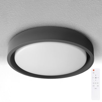 Brilagi - Dimmelhető LED mennyezeti lámpatest MATTEO LED/60W/230V 3000-6500K átm. 51,5 cm fekete + távirányító