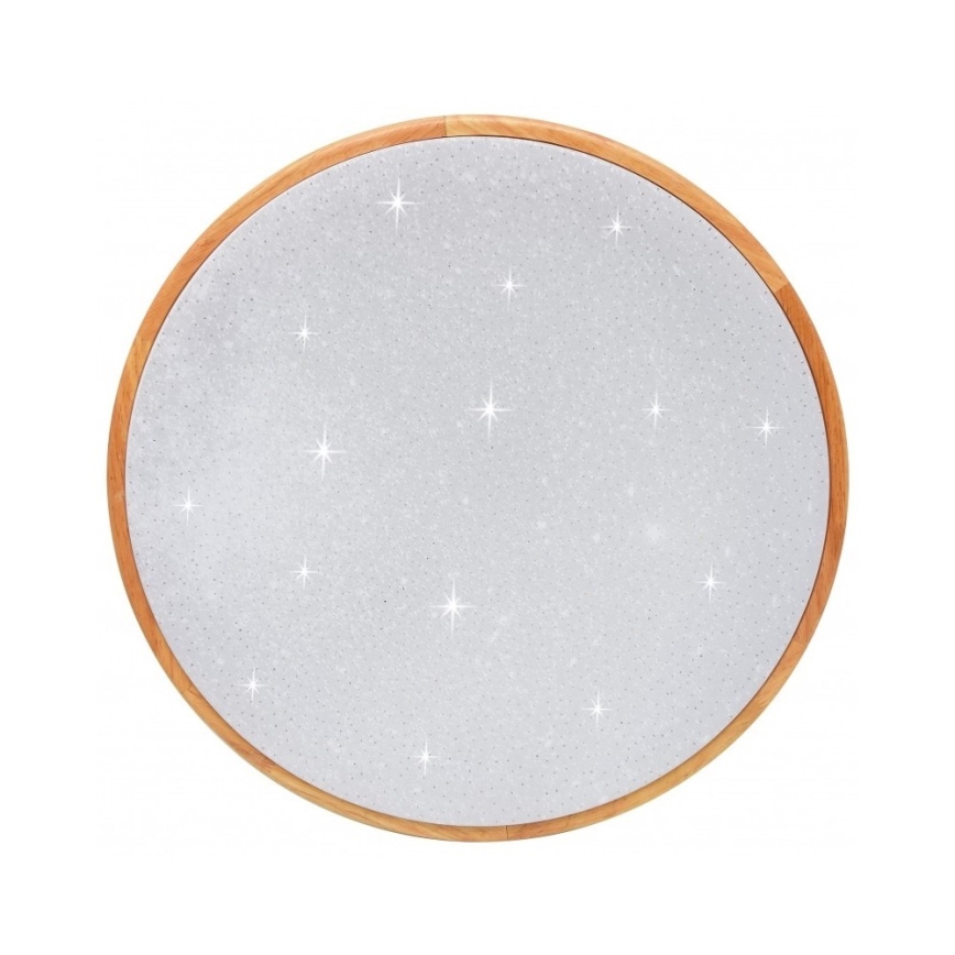 Brilagi - Dimmelhető LED mennyezeti lámpa PINE LED/24W/230V fa átm. 42 cm 3000-6500K + távirányító