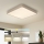 Brilagi - Dimmelhető LED mennyezeti lámpatest POOL LED/36W/230V 3000-6000K 40x40 cm bézs + távirányítóval
