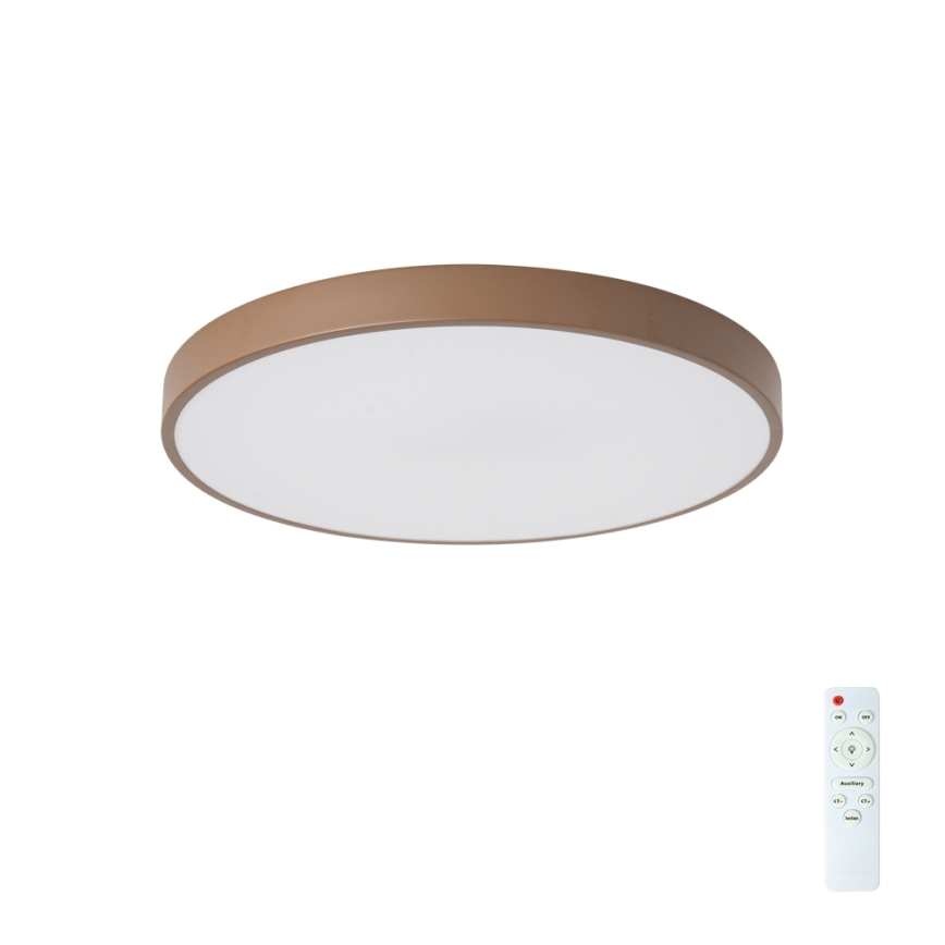Brilagi - POOL LED dimmelhető mennyezeti lámpa LED/60W/230V 3000-6000K átm. 50 cm barna + távirányító