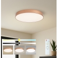 Brilagi - Dimmelhető LED mennyezeti lámpatest POOL LED/60W/230V 3000-6000K átm. 60 cm bronz + távirányítóval