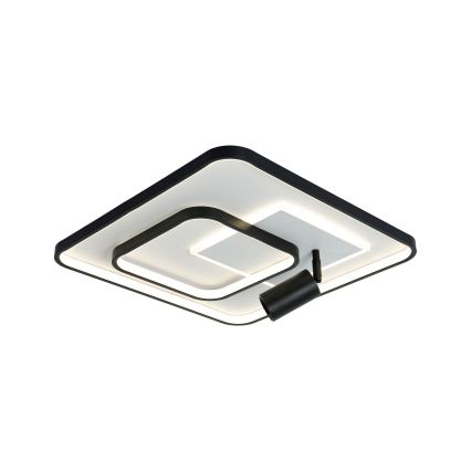 Brilagi - UNITY dimmelhető LED mennyezeti lámpatest LED/75W/230V + 1xGU10/3W 3000-6000K 50x50 cm fehér/fekete + távirányító