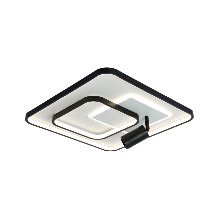 Brilagi - UNITY dimmelhető LED mennyezeti lámpatest LED/75W/230V + 1xGU10/3W 3000-6000K 50x50 cm fehér/fekete + távirányító