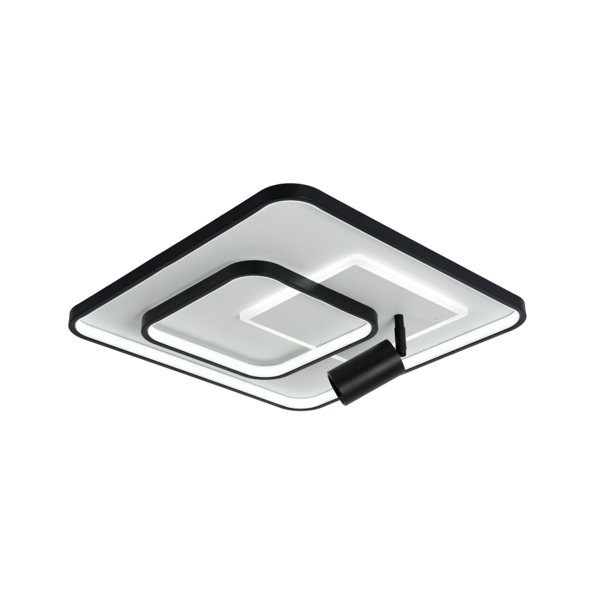 Brilagi - UNITY dimmelhető LED mennyezeti lámpatest LED/75W/230V + 1xGU10/3W 3000-6000K 50x50 cm fehér/fekete + távirányító