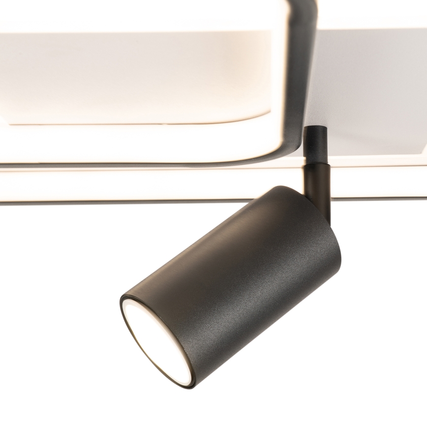 Brilagi - UNITY dimmelhető LED mennyezeti lámpatest LED/75W/230V + 1xGU10/3W 3000-6000K 50x50 cm fehér/fekete + távirányító