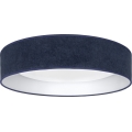 Brilagi - Dimmelhető LED mennyezeti lámpatest VELVET SMART VARI LED/36W/230V 3000-6500K átm. 55 cm kék + távirányító