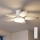 Brilagi - dimmelhető LED mennyezeti ventilátor LED/32W/230V Ø 95 cm fehér + távirányító