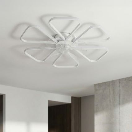 Brilagi - LED-dimmelhető mennyezeti ventilátor LED/38W/230V 3000-6500K átmérő 76 cm fehér + távirányító