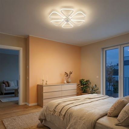 Brilagi - LED-dimmelhető mennyezeti ventilátor LED/38W/230V 3000-6500K átmérő 76 cm fehér + távirányító