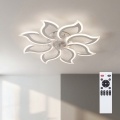 Brilagi - Dimmelhető LED mennyezeti ventilátor LED/44W/230V 3000-6500K átm. 90 cm fehér + távirányító