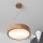 Brilagi - Dimmelhető LED RGBW kábeles csillár CARVALHO 2xE27/9W/230V 2700-6500K Wi-Fi tölgy átm. 37 cm