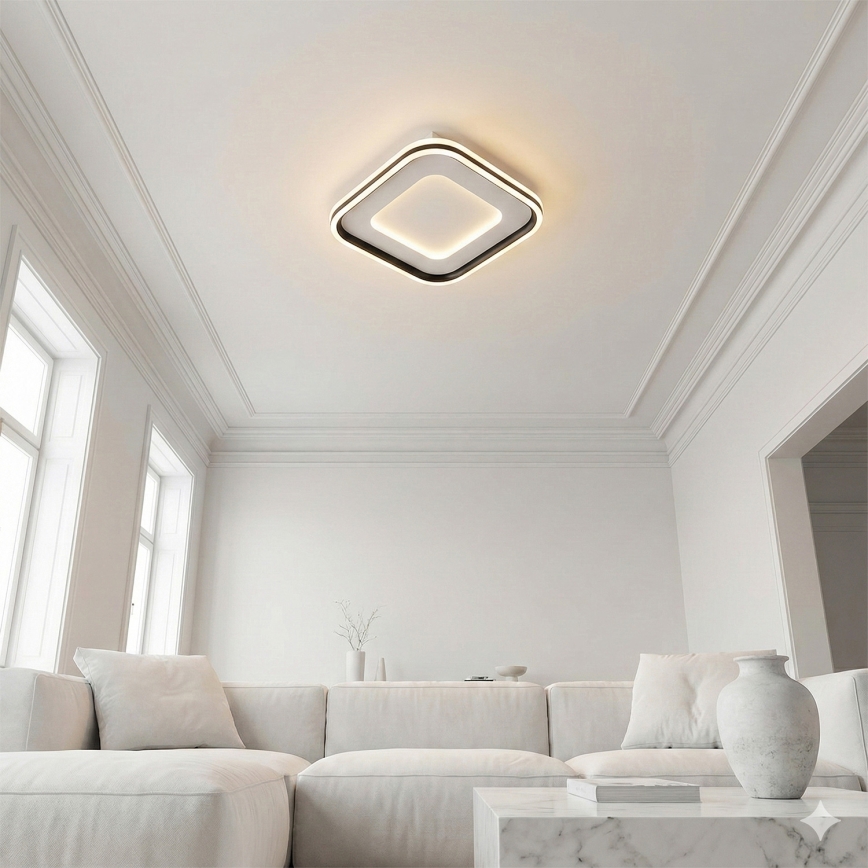 Brilagi - Dimmelhető LED mennyezeti lámpa TRIVARO LED/88W/230V 3000-6000K 40x40 cm + távirányító