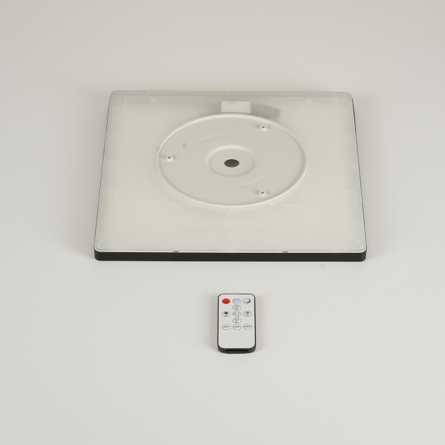 Brilagi - Dimmelhető mennyezeti lámpatest ULTRA SLIM LED/18W/230V 2700-6500K 30x30 cm fekete + távirányító