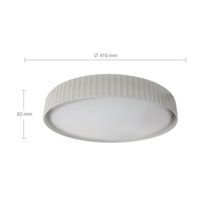 Brilagi - LUCIA dimmelhető LED mennyezeti lámpa, 48 W, 230 V, 3000–6500 K, Ø 41 cm, fehér + távirányítóval