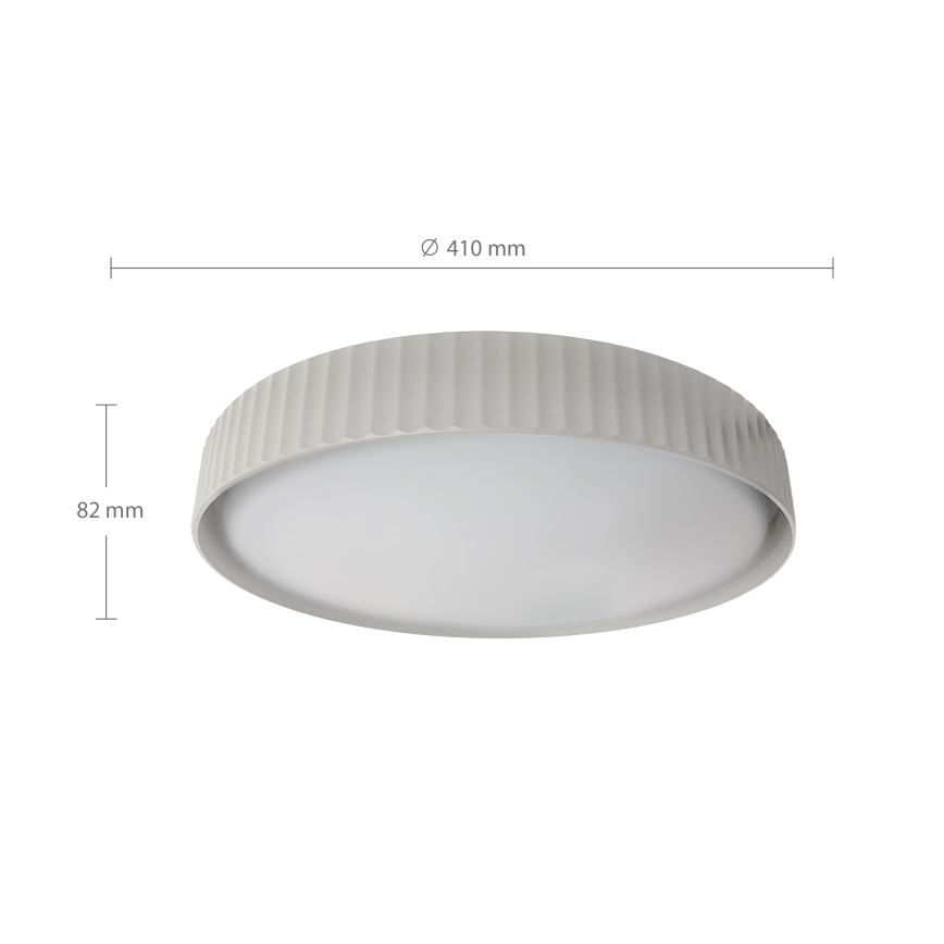 Brilagi - LUCIA dimmelhető LED mennyezeti lámpa, 48 W, 230 V, 3000–6500 K, Ø 41 cm, fehér + távirányítóval