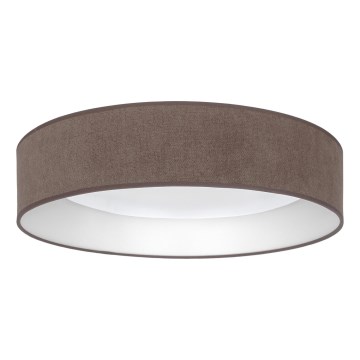 Brilagi - Dimmelhető mennyezeti lámpa VELVET SMART VARI LED/36W/230V 3000-6500K átm. 55 cm barna + távirányító