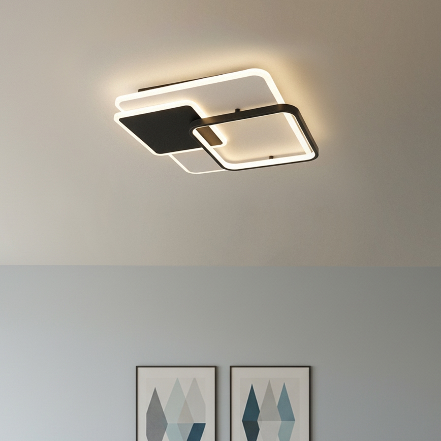 Brilagi - LED fényerőszabályozható mennyezeti lámpatest FLARE LED/64W/230V 45x45 cm 3000/4000/6000K + távirányító