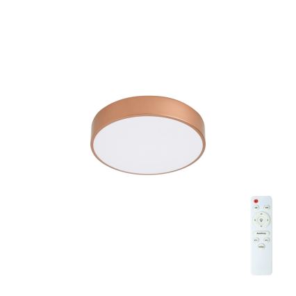 Brilagi - Fényerőszabályozható LED mennyezeti lámpatest POOL LED/36W/230V 3000-6000K átmérő 30 cm bronz + távirányító