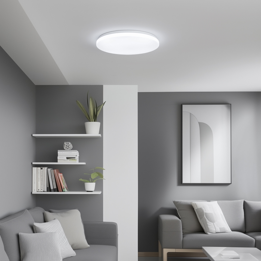 Brilagi - LED dimmelhető mennyezeti lámpa SMART LED/24W/230V átm. 38 cm 3000-6000K Wi-Fi Tuya Beacon + távirányító