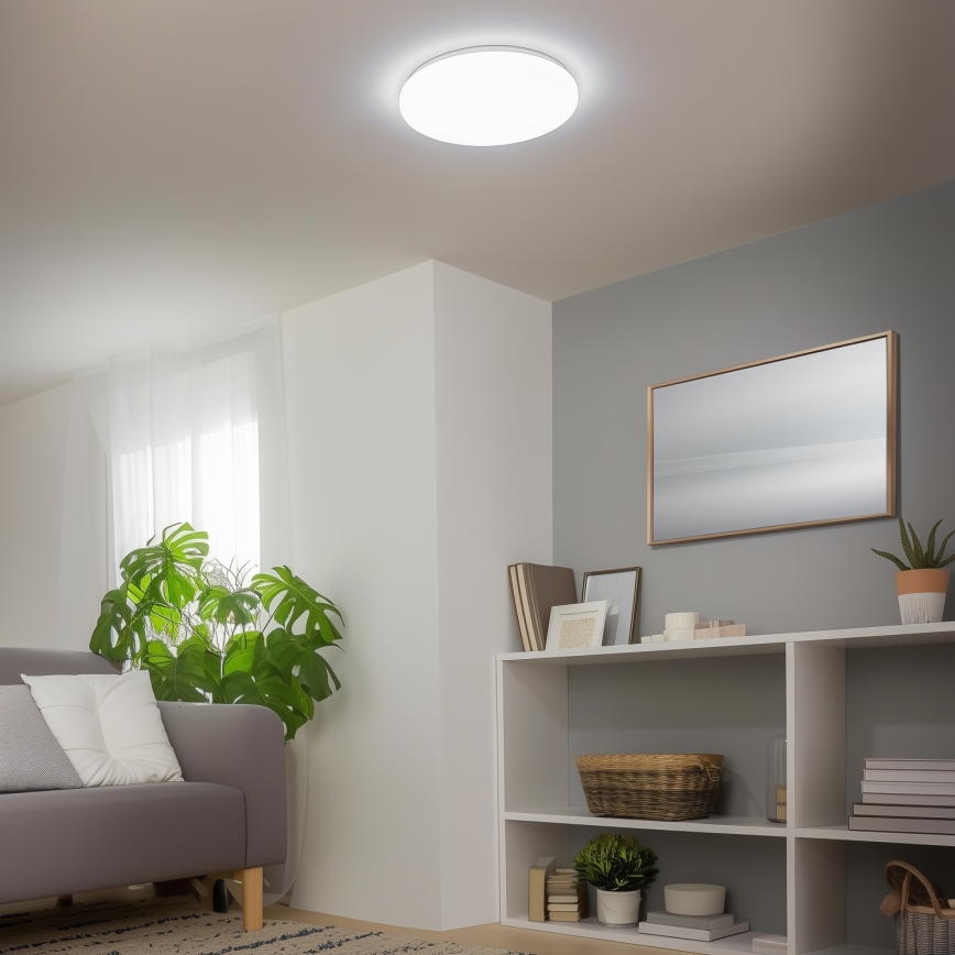 Brilagi - LED dimmelhető mennyezeti lámpa SMART LED/24W/230V átm. 38 cm 3000-6000K Wi-Fi Tuya Beacon + távirányító