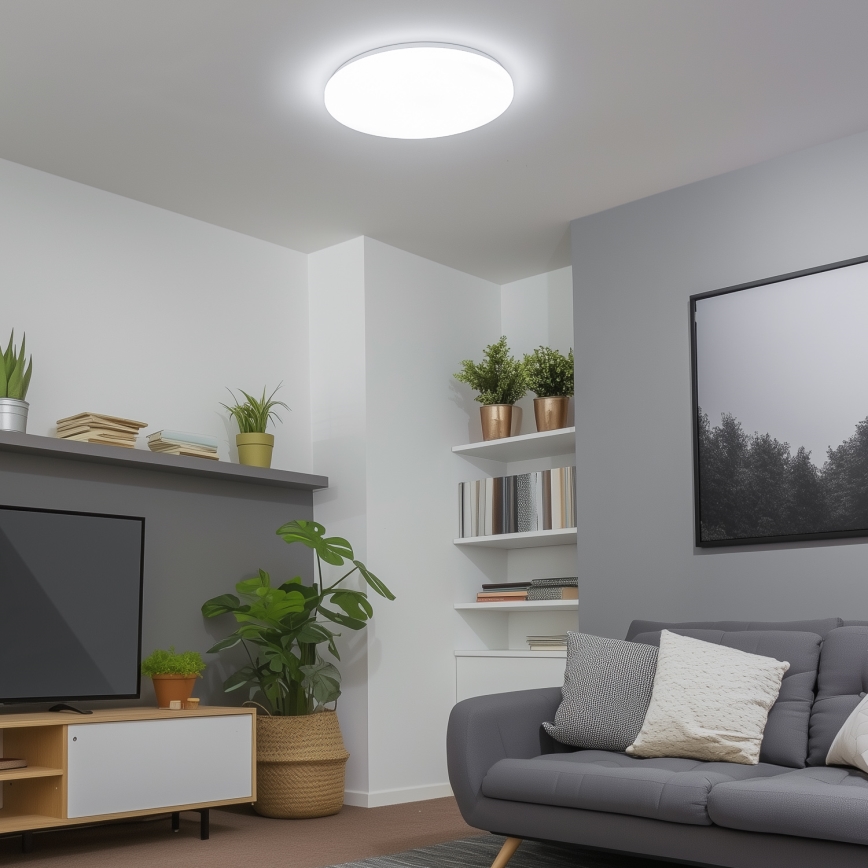 Brilagi - LED dimmelhető mennyezeti lámpa SMART LED/24W/230V átm. 38 cm 3000-6000K Wi-Fi Tuya Beacon + távirányító