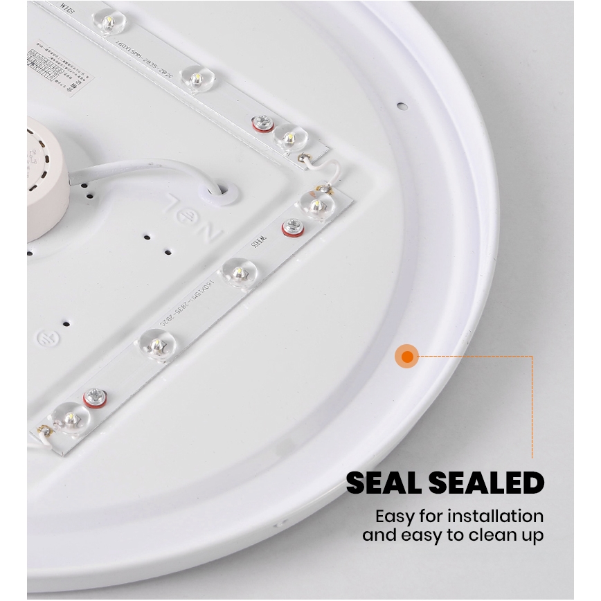 Brilagi - LED dimmelhető mennyezeti lámpa SMART LED/24W/230V átm. 38 cm 3000-6000K Wi-Fi Tuya Beacon + távirányító