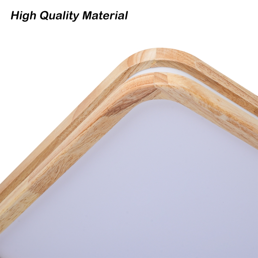 Brilagi - LED dimmelhető mennyezeti lámpatest MOLINA SQUARE LED/48W/230V 3000-6000K tölgy 40x40 cm + távirányítóval