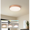 Brilagi - Dimmelhető POOL LED mennyezeti lámpa LED/48W/230V 3000–6000K átm. 40 cm bronz + távirányítóval