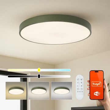 Brilagi - Dimmelhető POOL SMART LED/100W/230V átm. 80 cm 3000-6000K Wi-Fi Tuya + távirányító zöld