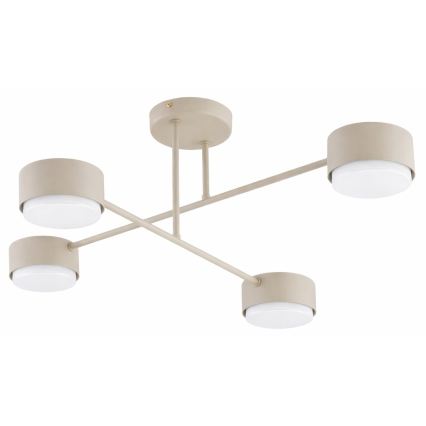 Brilagi - LED RGB+CCT dimmelhető felületre szerelhető csillár MONO 4xGX53/14W/230V 2700-6500K Wi-Fi Tuya fekete