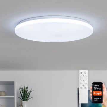 Brilagi - Dimmelhető SMART LED mennyezeti lámpatest, 36W/230V, átm. 48 cm, 3000–6000K, Wi‑Fi (Tuya) Beacon + távirányító
