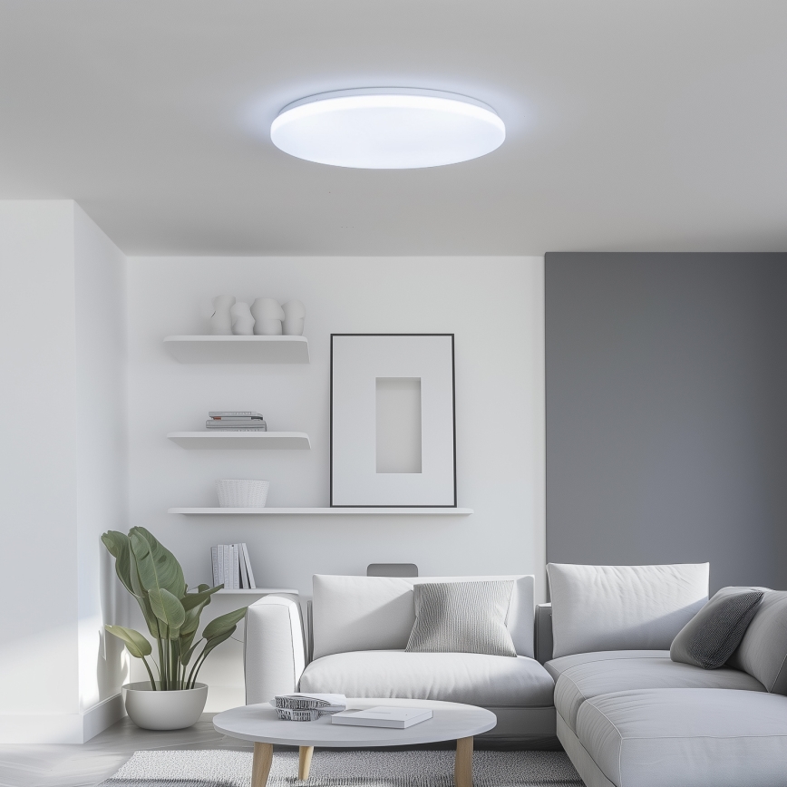 Brilagi - Dimmelhető SMART LED mennyezeti lámpatest, 36W/230V, átm. 48 cm, 3000–6000K, Wi‑Fi (Tuya) Beacon + távirányító