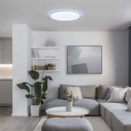 Brilagi - Dimmelhető SMART LED mennyezeti lámpatest, 36W/230V, átm. 48 cm, 3000–6000K, Wi‑Fi (Tuya) Beacon + távirányító