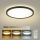 Brilagi - Dimmelhető ULTRA SLIM LED mennyezeti lámpatest LED/24W/230V 2700-6500K átm. 42 cm fekete + távirányító
