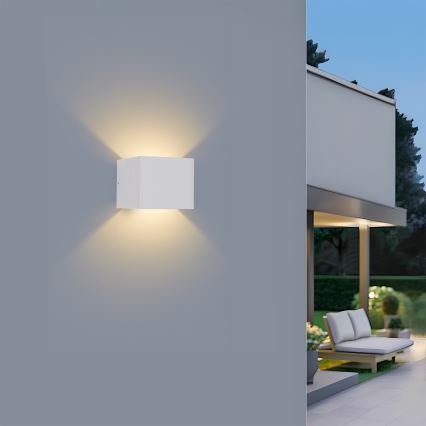 Brilagi - DONNANI kültéri LED fali lámpa, 5 W, 230 V, 10 cm, fehér, IP44