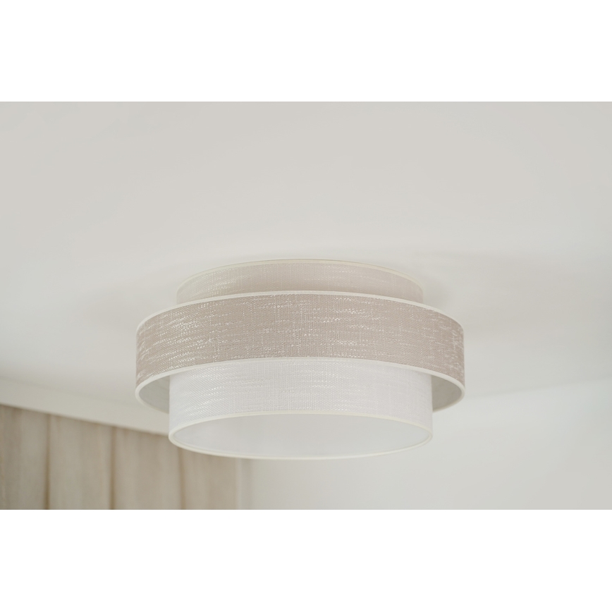 Brilagi - Mennyezeti lámpa DOVER SPACE LED/12W/230V átm. 50 cm 3000K/4000K/6400K szürke/krém
