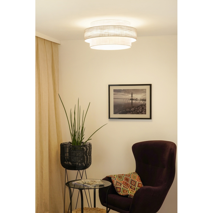Brilagi - Mennyezeti lámpa DOVER SPACE LED/12W/230V átm. 50 cm 3000K/4000K/6400K szürke/krém
