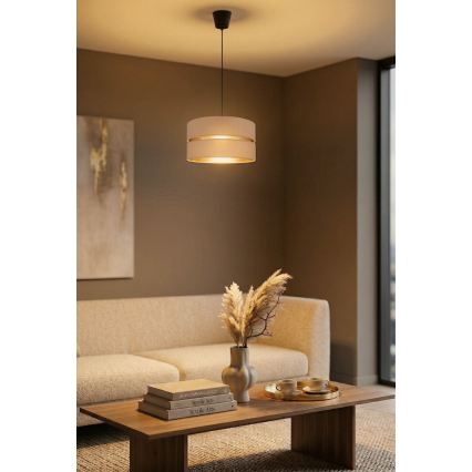 Brilagi - DUO-DUO kábeles csillár 1xE27/60W/230V átm. 40 cm bézs/arany