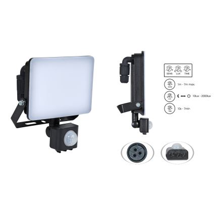 Brilagi - LED reflektor érzékelővel ELARA PRO LED/10W/230V IP65