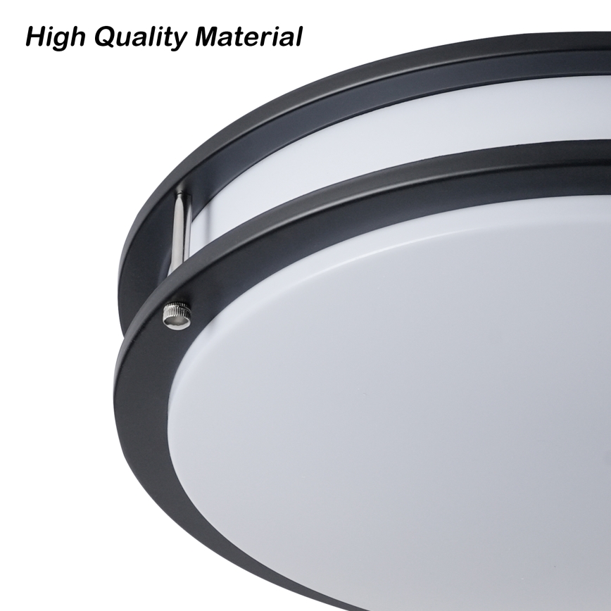 Brilagi - ELARO mennyezeti lámpatest 4xE27/40W/230V, átmérő 41 cm, fekete