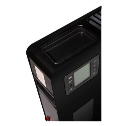Brilagi - Elektromos konvektoros fűtés 1000/1300/2300W LCD/timer/TURBO/termosztát fekete + távirányítás