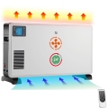 Brilagi - Elektromos konvektoros fűtőtest 1000/1300/2300W LCD/időzítő/TURBO/termosztát fehér + távirányító