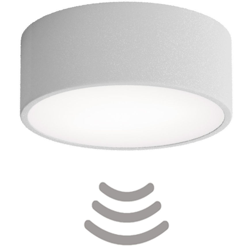 Brilagi - Érzékelős mennyezeti lámpa CLARE 1xE27/24W/230V átm. 20 cm szürke