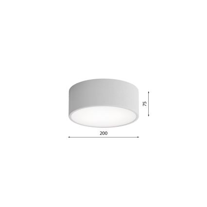 Brilagi - Érzékelős mennyezeti lámpa CLARE 1xE27/24W/230V átm. 20 cm szürke