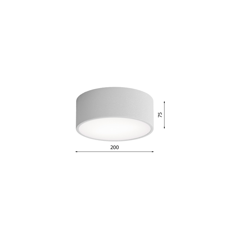 Brilagi - Érzékelős mennyezeti lámpa CLARE 1xE27/40W/230V átm. 20 cm szürke
