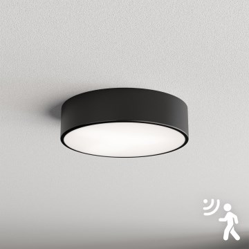 Brilagi - Érzékelős mennyezeti lámpa CLARE 2xE27/40W/230V átm. 30 cm fekete